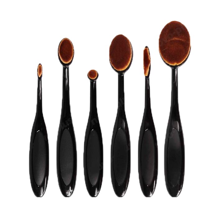 Brochas Ovaladas Maquillaje Set 6 Piezas